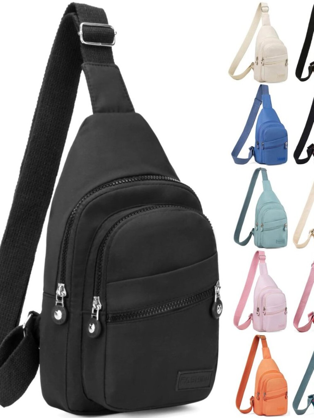 Small Sling Backpack Crossbody Bags for Women Men, Small Sling Bag Cross Body